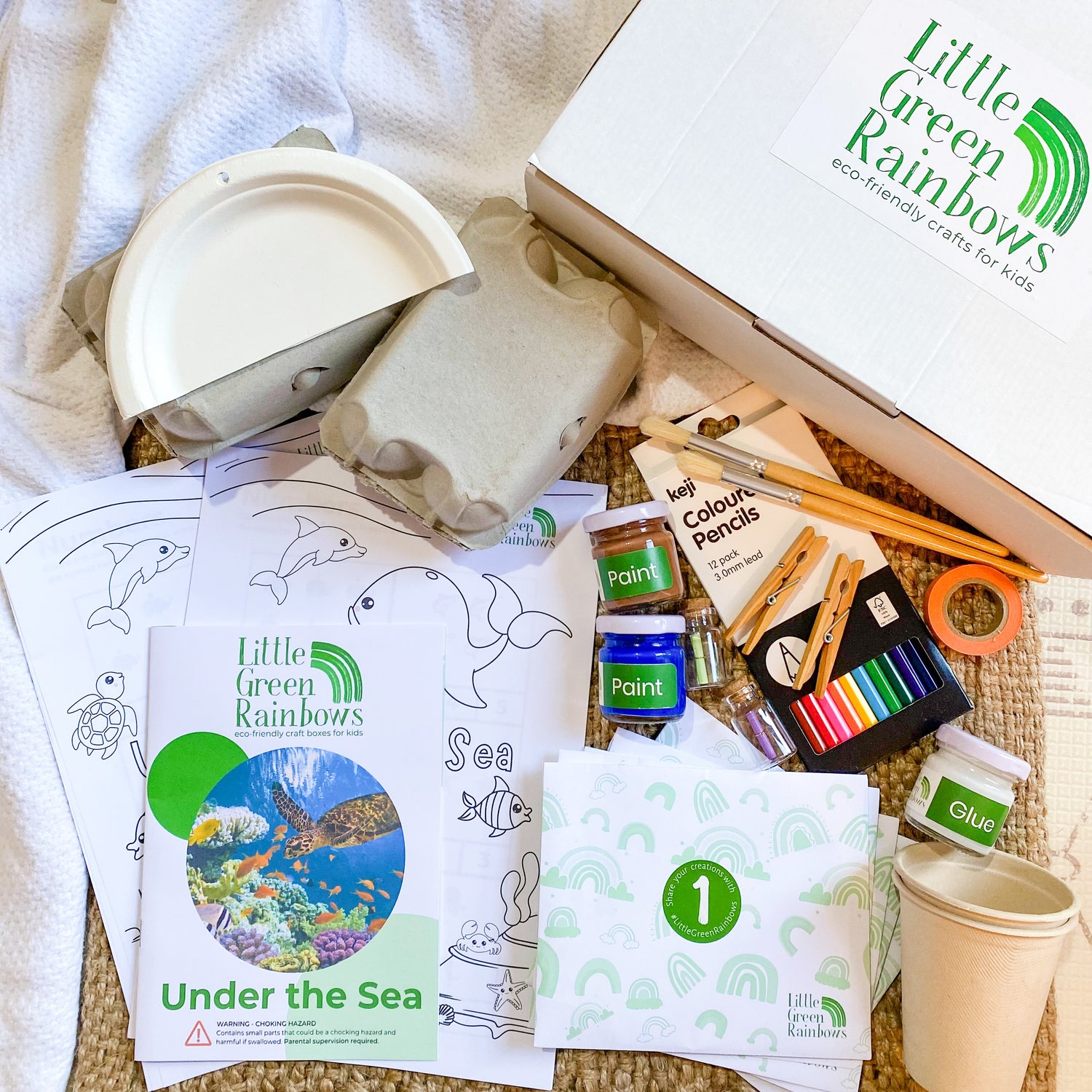 Under the sea ocean craft box for kids